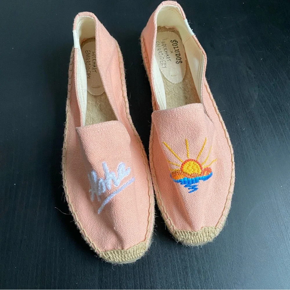Soludos Lockhart Embroidered Aloha Espadrilles
